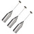 Handy Housewares Mini Battery Operated Hand Held Cocktail Mixer and Drink/Milk Frother (3-pack)