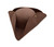 Nicky Bigs Novelties Adult Tricorn Colonial Hat - Mens Womens Felt Tri-Corn Hats - Revolutionary Pirate Halloween Costume Accessory, Brown