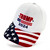 Trump 2024 Hat Donald Trump Hat Make America Great Again Hat MAGA 3D Embroidered Adjustable Baseball Cap White