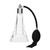 Clear Glass Refillable Vintage Perfume Bottle with Black Bulb & Tassel Atomizer Sprayer for Traveling- 1.64 oz / 50 ml