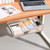 submatches Under Desk Storage Drawer, Self-Adhesive Under Desk Drawer Organizer, Transparent Stick on Desk Pencil Drawer Hidden Under Table Drawer Attachment for Home/Office Organization(Large)