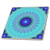 3dRose Frozen Mandala Blue Abstract Design Decorative Tile, 12-Inch-Ceramic, Multicolor