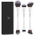 KINGMAS Foundation Makeup Brush, Premium Kabuki Brush Double-ended Concealer Contour Brush for Liquid, Cream, Powder, Blending Buffing Face Brush Makeup Tools (D. 3 Piece Set)