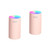 BESTOYARD 2pcs Humidifier Essential Oil Diffusers Desktop Diffusers for Essential Oils Air Diffuser Air Mist Essential Oils Second Generation Pink USB Ambient Light Plastic