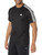 adidas Men's Essentials Base 3-Stripes Training T-Shirt, Black/White, X-Large