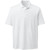Lands' End Mens Short Sleeve Polyester Polo Shirt White Regular X-Large