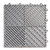 RaceDeck Free-Flow Open Rib Design, Durable Interlocking Modular Garage Flooring Tile (12 Pack), Alloy