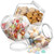 Nitial 3 Pcs Plastic Candy Jars Cookie Jars with Airtight Lids for Kitchen 129 oz 70 oz 30 oz Counter Hexagon Cookie Jar Clear Candy Containers Laundry Pod Storage Container Dry Food Jar for Gifts
