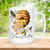 Personalized Bee Coffee Mug, Customized Honey Queen Bee Name Ceramic Cup, Microwave Dishwasher Safe (15 oz White)