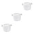 3pcs Rice Cooker for Microwave Oven Microwave Rice Cooker Microwave Cooker Cookware for Microwave Oven White Micro-wave Oven Insulation re-usable