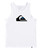 Quiksilver Men's Comp Logo Tank Tee Shirt, White 233