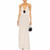 Yuemengxuan Women Sexy Hollow Out Maxi Dress Deep V-Neck Backless Tie up Long Dress Bodycon Halter Dress for Evening Party (White-G, S) Yuemengxuan Women Sexy Hollow Out Maxi Dress Deep V-Neck Backless Tie up Long Dress Bodycon Halter Dress for Evening Party (White-G, S)