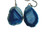 Set of 2 Agate Fan Pulls, Blue Sliced Agate Fan Pull Set, 2 Stone Light Pulls, Ceiling Fan Pull, Agate, Light Pull Chain, Blue Agate, Blue