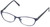 Foster Grant Charlsie Multifocus Reading Glasses, Satin Navy/Transparent, 3 x