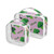 Augenstern Clear Makeup Bag Broccoli-vegan-green-pink Portable Cosmetic Organizer Transparent Toiletries Bag