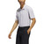adidas Men's Ottoman Stripe Polo Shirt, Grey Two/White, Small