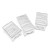 Didiseaon 3Pcs clothes storage box folding wardrobe collapsible container foldable storage bin dress drawer wardrobe underwear organizer wardrobe organiser Household Clothes Container tie pp