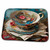 3dRose Vintage Teacup Mixed Media Collage - Dish Drying Mats (ddm-385440-1)