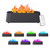 Fireplace Flame Diffuser, Aromatherapy Essential Oil Diffuser, 300ml Cool Mist Humidifier with 7 Colors Light Timer Waterless Auto Shut-Off Air Humidifier Scent Diffuser for Home Office Colorful