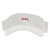 ATL Embroidered Cotton Twill Sun Visor - White OSFM