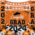 NUTTYBASH Graduation Decorations Class of 2024, Orange Graduation Party Decorations Set Includes Congrats Grad Backdrop Banner, 2024 Foil Balloons and Latex Balloons, Graduation Party Supplies