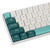 Fogruaden PBT Double Shot Keycaps, 163 Keycap Set, CSA Profile, Custom Keycaps Compatible with Cherry Gateron MX Switches Mechanical Keyboard (Foggy Forest)