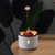 Volcano Humidifier, Volcano Humidifier Diffuser, LED Volcano Humidifier/Essential Oil Diffuser, Remote Control Humidifier Volcano, Volcano Aromatherapy Humidifier (2 Color Remote White)