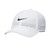 Nike Dri-FIT ADV Club Unstructured Swoosh Cap (US, Alpha, Large, X-Large, White/Black)