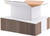 Mat Board Center, Shipping Boxes 10x7x5 Inches for Mailing Moving Packaging, 25 Pack Corrugated Cardboard Boxes for Small Business, White