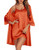 Ekouaer Satin Robe Set for Women Sexy Silk Sleepwear Chemise Nightgown Sexy Pajamas Set Nightie Nightwear, Orange S Ekouaer Satin Robe Set for Women Sexy Silk Sleepwear Chemise Nightgown Sexy Pajamas Set Nightie Nightwear, Orange S