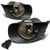 DNA Motoring FL-TYAR063D-SM Fog Light w/Switch [For 06-08 Yaris Hatchback]