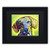 Dachshund by Dean Russo, Black Matte, Black Frame 11x14-Inch