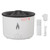 Flame Aroma Diffuser, Seajelly Shaped Atomizing Humidifier with Remote Control, Portable Bicolor Flame Humidifier, Black Crack Blue Flame Bicolor Home Diffuser Humidifier(US Plug 110-240V)