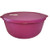 New Tupperware Large CrystalWave Microwave Container PLUS 4-qt / 4L Bowl Pink