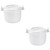 Lip Gloss Containers 2pcs Microwave Rice Cooker Microwave Cooker Cookware for Microwave Oven Rice Cooker for Microwave Oven Lunch Box White Insulation Micro-wave Oven re-usable