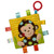 Taggies Crinkle Me Baby Toy, Dazzle Dots Monkey