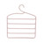 WITHWE Clothes Hangers 5 Layers Hanger Storage Rack Multifunctional Pants Hangers Holders Trousers Clothes Hanger Space Saver Wardrobe Closet Organizer (Color : Pink)