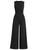 ANRABESS Women's Jumpsuits Summer Dressy High Neck Sleeveless Wide Leg Rompers 2024 Trendy Casual Ribbed Knit Jumper With Pockets Office Work One Piece Outfits Black 1468heise-XL