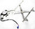 Evan Fischer Power Window Regulator with Motor Compatible with Toyota Camry 1997-2001 Rear, Passenger Side Replaces# 69803AA010-PFM