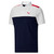 Puma Mens Essential Block Short Sleeve Shirt Athletic Casual - Blue, White - Size L