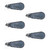 Tombow CT-CA5C74-5P MONO Mono Air Correction Tape 0.2 inch (5 mm) Wide Dark Gray 5pcs