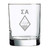 Greekgear Sigma Alpha Old Style Glass Transparent