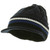 Acrylic Rasta Beanie Visor-Navy White OSFM