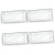 Ciieeo 4pcs Storage Bag Storage Bins Clothes Storage Bin Closet Organizer and Storage Closet Organizer Desktop Container Clothes Organizer Wardrobe Non-woven Fabric Quilt Bag