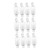 balacoo 36 Pcs Flip Top Squeeze Bottle Cosmetic Travel Containers Clear Squeeze Bottle Travel Liquid Container Travel Squeeze Bottle Liquid Containers Portable Key Ring Plastic Clamshell