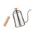 VOSAREA 2pcs Outdoor Coffee Pot Camping Coffee Kettle Gooseneck Kettle Stovetop Gooseneck Coffee Kettle Stainless Steel Water Jug Japanese Style Kettle Metal Wooden Handle