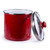 Golden Rabbit Enamelware - Solid Red Pattern - Canister