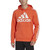 adidas Big & Tall Essentials Fleece 3-Stripes Hoodie Semi Impact Orange/White 3XL Tall adidas Big & Tall Essentials Fleece 3-Stripes Hoodie Semi Impact Orange/White 3XL Tall