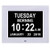 TMC [Newest Version] Digital Calendar Day Clock -Extra Large Impaired Vision Memory LossClock with 12 Alarm Options for Seniors, Elderly, Dementia, Alzheimer (8-inch,White)