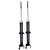 Shocks and Struts,ECCPP Rear Pair Shock Absorbers Strut Kits Compatible with 1992 1993 1994 1995 1996 1997 1998 1999 2000 2001 Honda Prelude 341179 71267